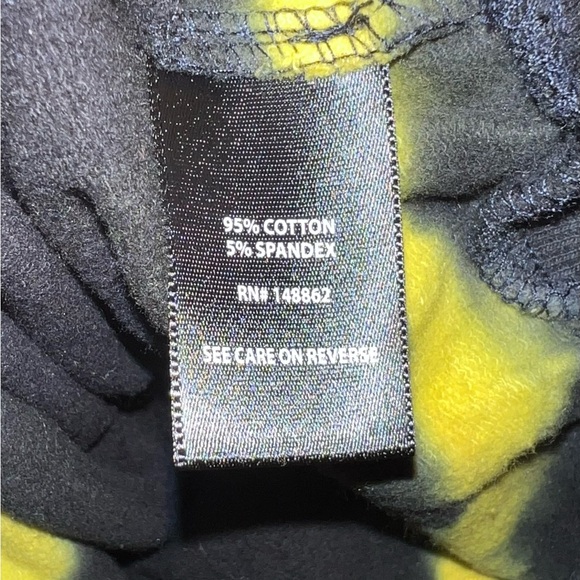 NWOT, Torrid, size 0 (L) off shoulder black & multi-color neon stripe sweatshirt - Picture 5 of 5